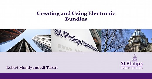 Creating and using electronic hearing bundles