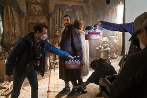 It should come as a shock to absolutely no one that Sandler and Aniston had a complete blast while filming Murder Mystery 2. | Netflix