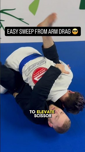 Arm Drag Pendulum Sweep Explained | BJJ Sweep From Guard (White Belt Friendly)