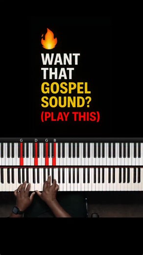 Gospel Piano Coach on Instagram: "🔥 Want That Gospel Sound? (Play THIS) Simple chords. Big gospel sound. No theory required! #EasyPianoLesson #PianoForBeginners #BeginnerPiano #PianoTutorial #LearnPiano #PianoLessons"