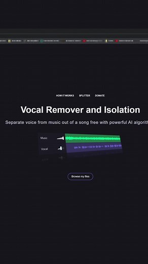 Vocal Remover: Separating Vocals and Instrumentals Easily
