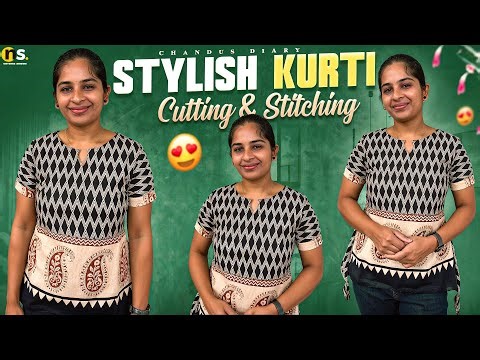 Easy Kurti Stitching Tutorial | Simple & Stylish Pattern