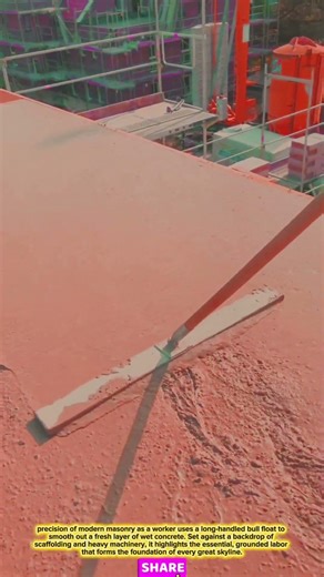 Bull Float Concrete: Smoothing Wet Surfaces Fast Precise #tool #tools #innovation