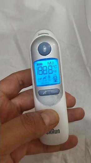 مقياس حراره براون برمجة مقياس الحرارة BRAUN