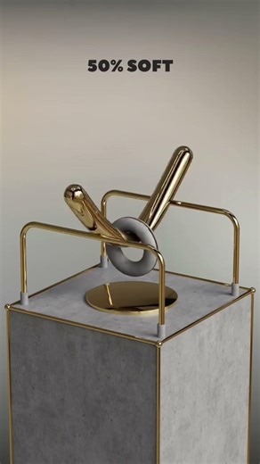 0% vs 100% soft body cylinder with rigid torus simulation #multiphysics #experimentalmechanics