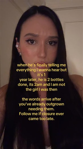 When the Words Come Too Late: Closure After a Relationship