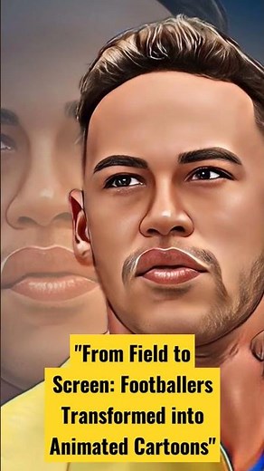From Field to Screen: Footballers Transformed into Animated Cartoons