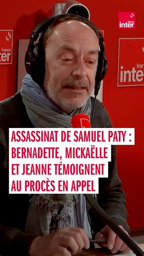 France Inter on Instagram: "Jeanne, Mickaëlle, Bernadette. Trois femmes venues rendre hommage à leur compagnon, leur frère, leur fils. La famille de Samuel Paty est venue témoigner au procès en appel de l'assassinat de l'enseignant devant son collège de Conflans-Sainte-Honorine, le 16 octobre 2020.⁠ ⁠ Jean-Philippe Deniau, journaliste au service police-justice, était sur place."