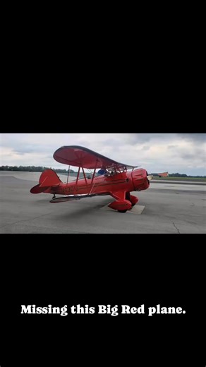 Miss this Big red plane❤️ #BigRed #aviation #misssummer #biplanes | Classic Biplane Tours