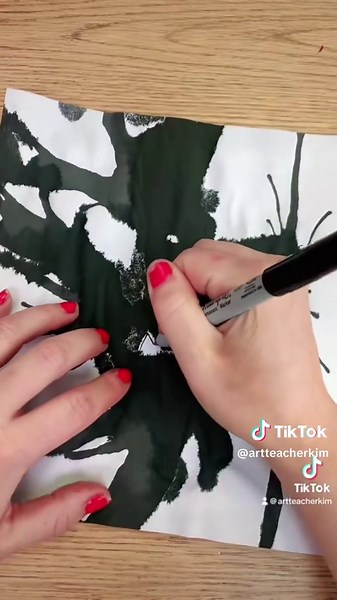 Ink Blowing Techniques for Creative Doodles