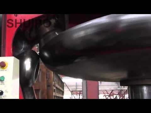 Dished end flanging machine 2