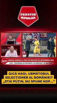 Gica Hagi, the next coach of Romania? "Wait a minute, don't say hop..."