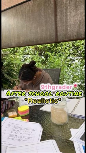 After School Routine 🌷as a *9thgrader*😊🦋 #shorts #productivity #minivlog