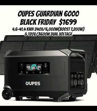 Installing a 240v outlet vs OUPES Guardian 6000 #solar #sale