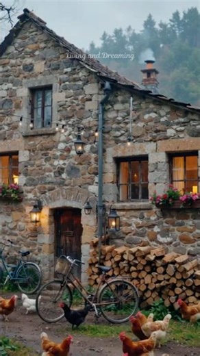 Rustic Village Life | Countryside Stone House 🏡