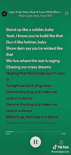 Major Lazer - Light It Up Lyrics