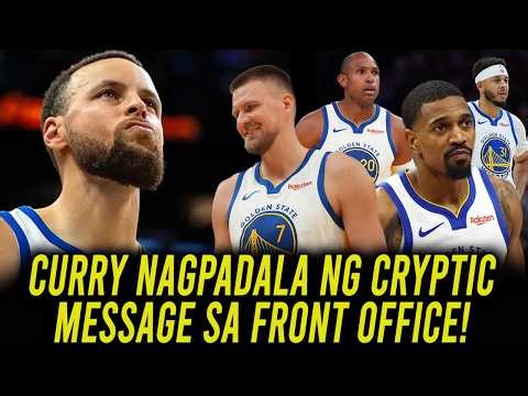 CURRY NAGPADALA NG CRYPTIC MESSAGE SA FRONT OFFICE! MGA PLAYERS NA MALABONG MAKABALIK SA WARRIORS!