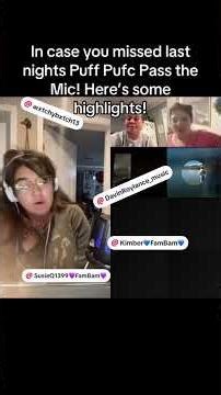 In case you missed puff puff pass the mic night on Tictok Tuesday here’s a quick recap!!