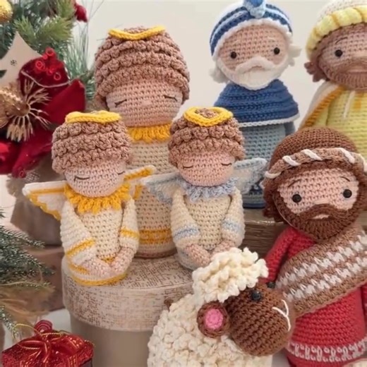 64 reactions · 4 comments | 臨 Bring the story of Christmas to life with this Crochet Nativity Scene Pattern! Create your own handmade ornaments — Mary, Joseph, Baby Jesus, and more — to decorate your tree with meaning and love this holiday season.  Get it here! | Handycraft | Facebook