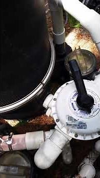 How to drain a pool using a multiport valve