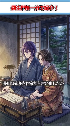 【一分解説】羅生門！最後の文は「下人の行方は、誰も知らない」じやなかった！？【文スト】【芥川龍之介】 #小説 ＃文スト
