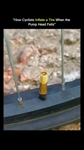 Mrinal Kumar on Instagram: "How Can Cyclists Inflate a Tire When the Pump Head Fails? When a pump head breaks or a valve starts leaking, quick thinking matters more than fancy tools. This clever field trick uses a small stone and a cloth to create an improvised pressure seal over the tire valve. The stone acts as a rigid, focused pressure point, while the cloth works like a temporary gasket-sealing gaps, stabilizing the valve, and preventing air from escaping during inflation or pressure checks.