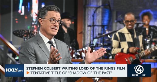 Stephen Colbert writing new Lord of the Rings film