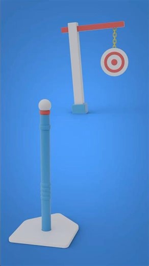 Baseball Practice | Blender Simulation #loop #3dart #blender3d #simulation #shorts