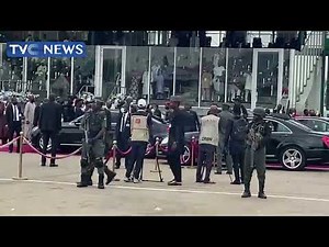 President Buhari Arrives for Day 2 APC Presidential Primary