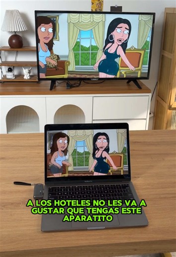 POV: You finally found an easier way to get your phone screen on the TV. 📱➡️📺 #llano #llanoS850 #ScreenMirroring #PhoneToTV #GadgetTok