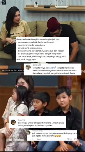 Alasan Andre Taulany pilih Amanda Rigby