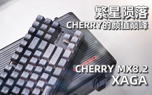 新品首发测评！CHERRY目前最高配的量产键盘——CHERRY MX8.2 XAGA 曜石机械键盘开箱简评