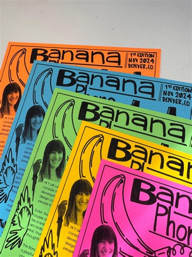 Banana Phone Zine Subscription: Intro   Welcome Snail Mail Surprise - Etsy