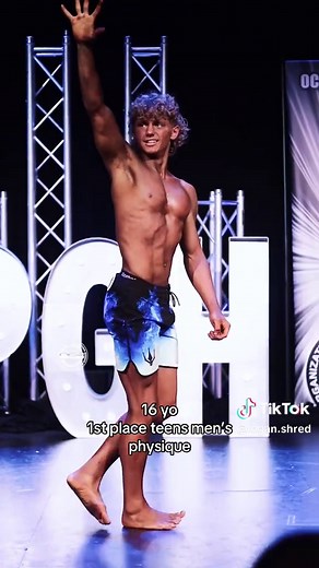 Teen Wins 1st Place in Men's Physique Competition