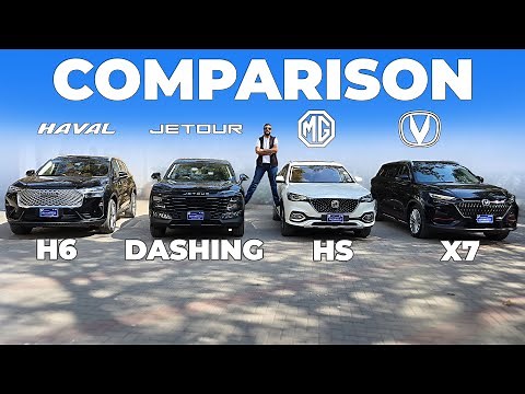 The Ultimate SUV Comparison! | Jetour Dashing vs MG HS vs Haval H6 vs Changan Oshan X7 | PakWheels