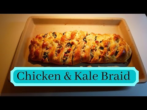 How to bake Chicken and Kale Braid - Pampered Chef Recipes