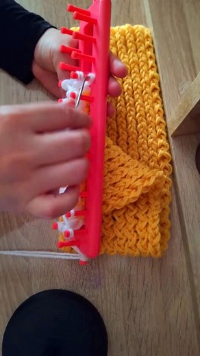 Knitting loom for beginners step by step ##knitting #crochet #scarf #knitting_loom_eljammari | Eljammari Hanane