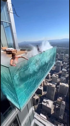 Infinity Pool Glass Safety #shorts