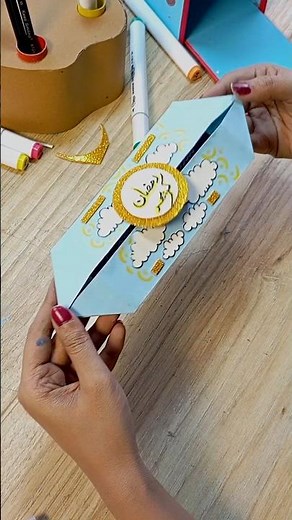 🌙 Quick & Easy Ramadan Origami Pop-Up Card ✨ | Easy Ramadan Card | Easy Paper Craft ✂️