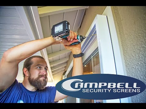 How To Install Security Screens | Campbell | 800-580-9997