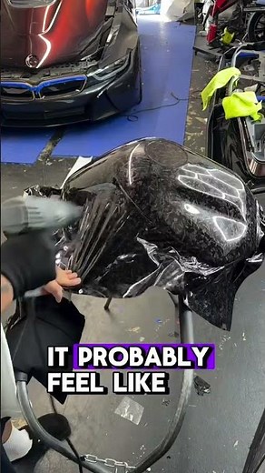 How to wrap a motorcycle tank!