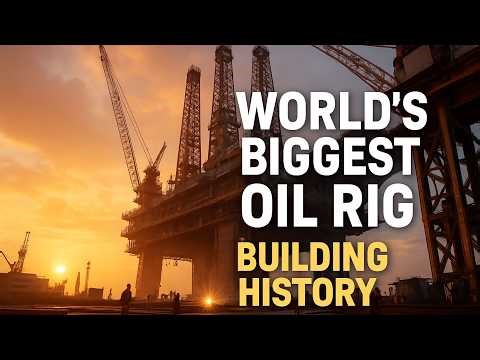 How the Biggest Oil Rig Is Built and Delivered.