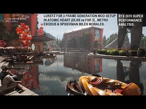 LukeFZ FSR 3 Frame Generation Mod Setup Atomic Heart , Miles Morales & Metro Exodus | For All GPUs