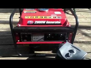 All Power 2000 Watt Generator - How It Runs