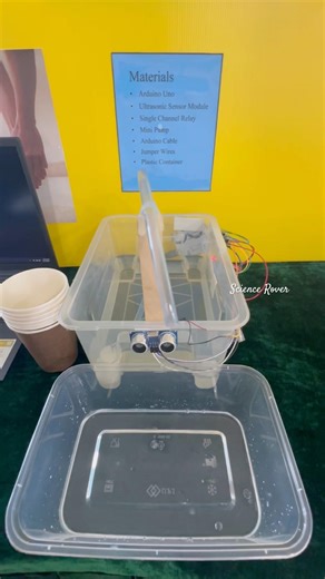 Automatic Water system using Arduino#sciencerover #science #arduino #sciencefairideas #stemfair #diy