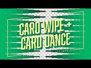 Card Wipe + Card Dance & Holograms | Effects of After Effects