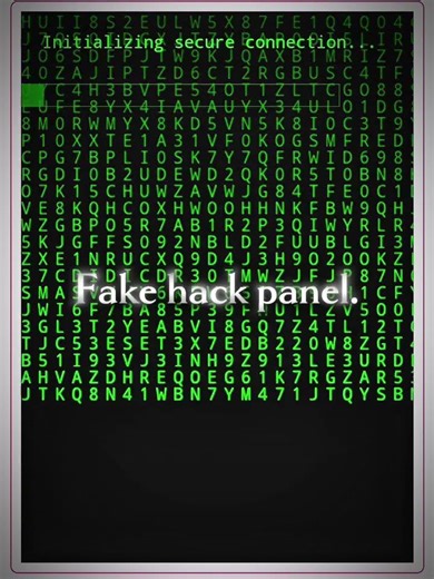 Javascript fake hack panel 🥶🤯 #codes #coding #javascript