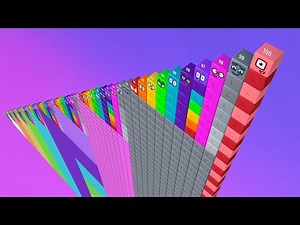 Numberblocks NEW Step Squad 1-100 BIGGEST Learn to Count Numbers Standing Tall Counting 1-100