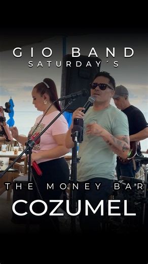 The Money Bar Beach Club Cozumel | This Is How Saturdays Are Spent with GIO Band 🎶🌴🌊