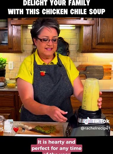 Delight your family with this Chicken Chile Soup #rachelcookswithlove #Rachel #Food #rachelrecipe #foryou #fyp #StepbyStep #recipe